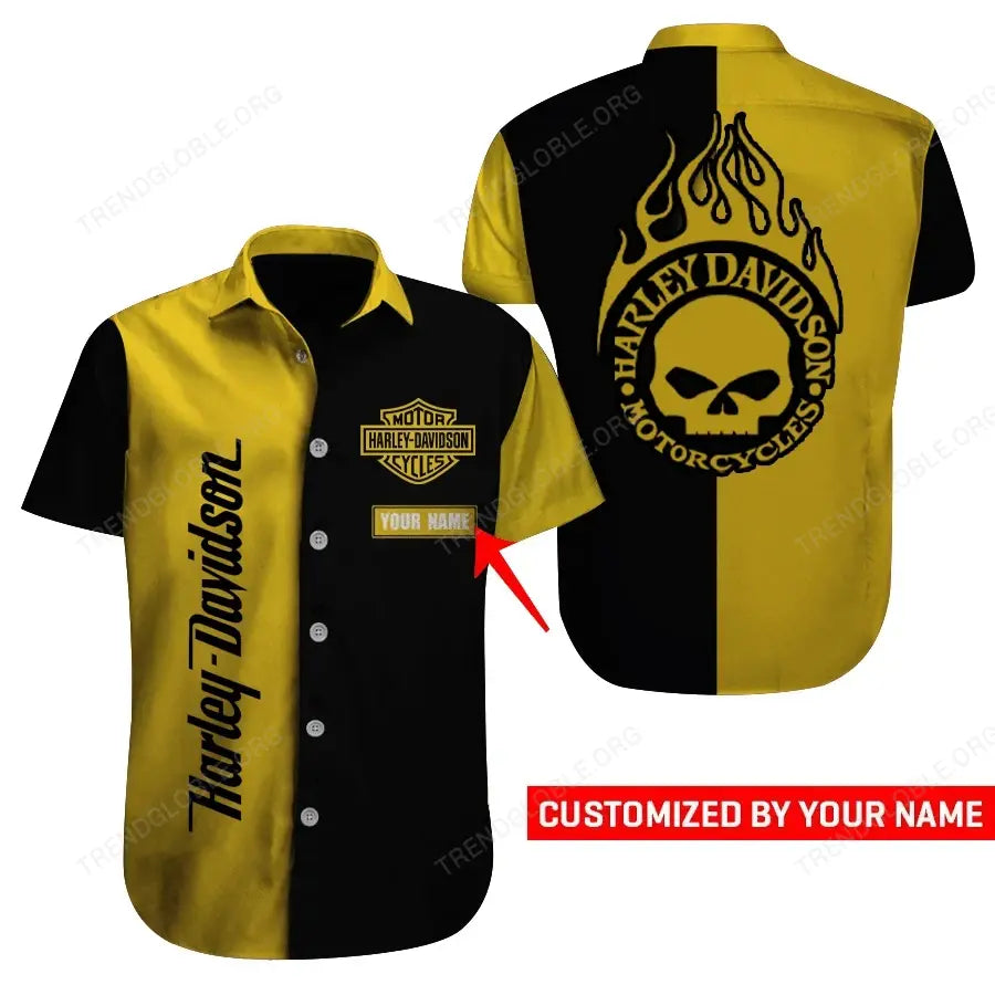 HLD Short Sleeve Shirts Custom Name T15