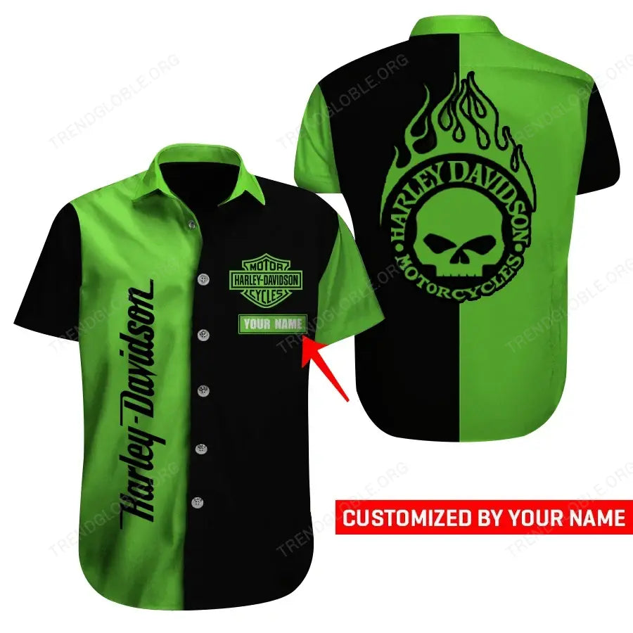 HLD Short Sleeve Shirts Custom Name T15