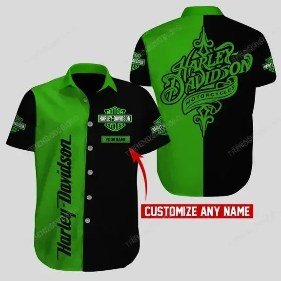 HD Short Sleeve Shirts Custom Name D2