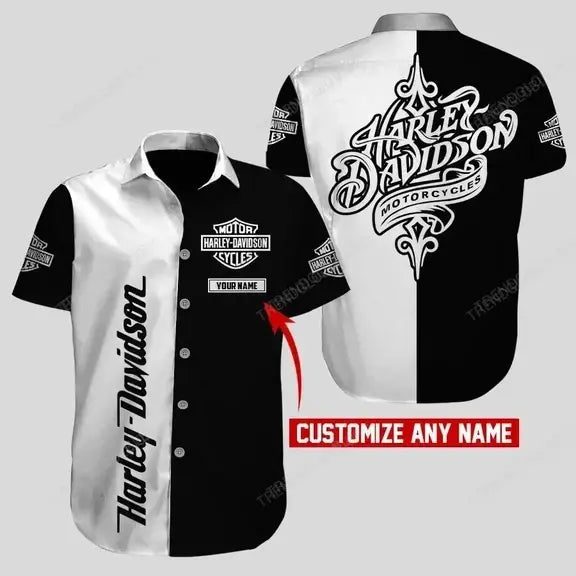 HD Short Sleeve Shirts Custom Name D2