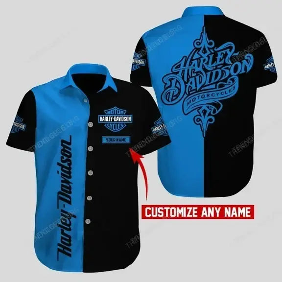 HD Short Sleeve Shirts Custom Name D2