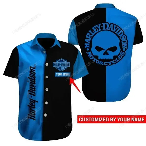 HD Short Sleeve Shirts Custom Name D3