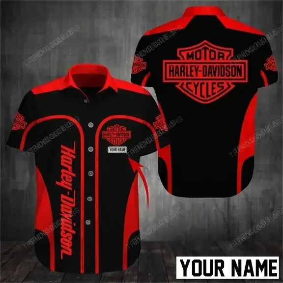 HD Short Sleeve Shirts Custom Name D21