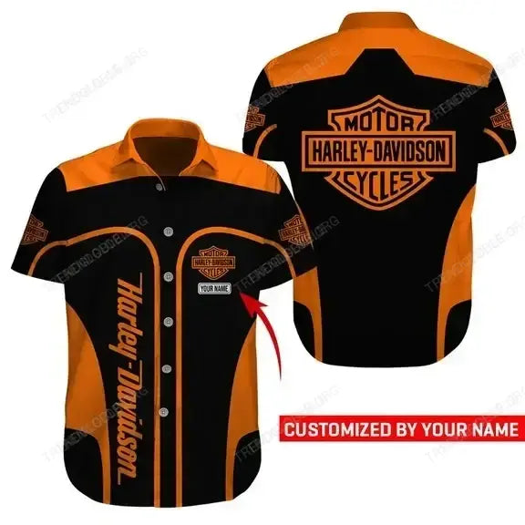 HD Short Sleeve Shirts Custom Name D21