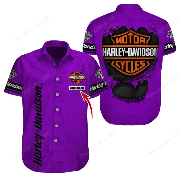 HD Short Sleeve Shirts Custom Name D31