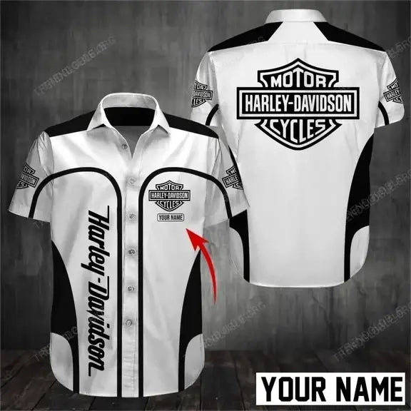 HD Short Sleeve Shirts Custom Name D21