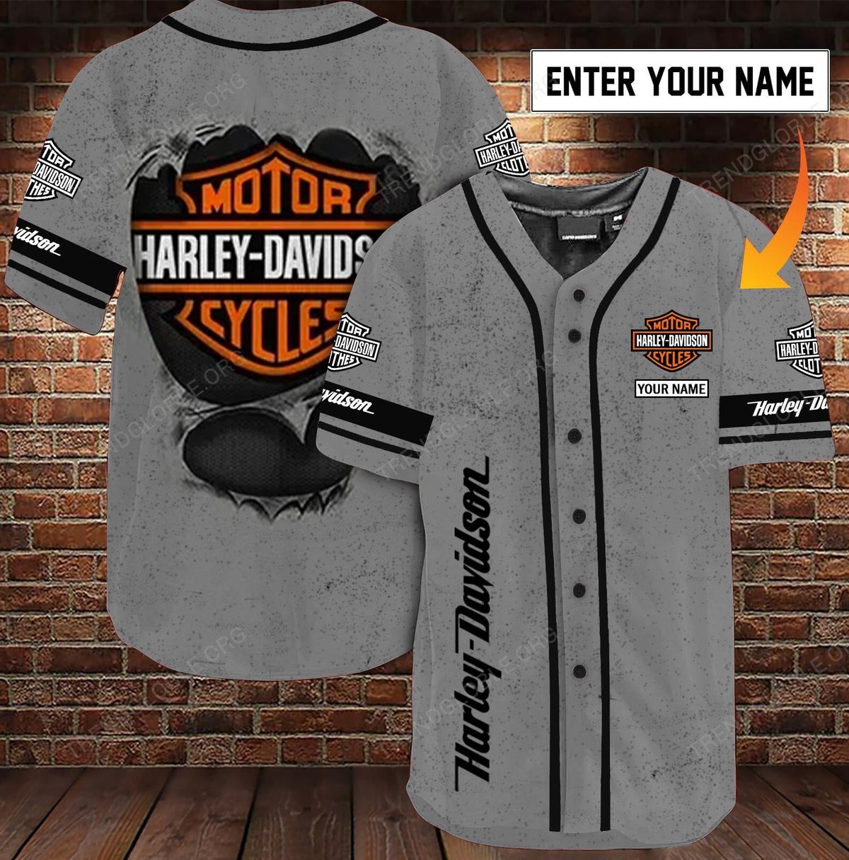 HD Baseball Shirt - CUSTOM NAME D91