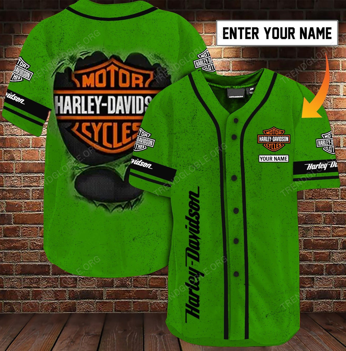 HD Baseball Shirt - CUSTOM NAME D91