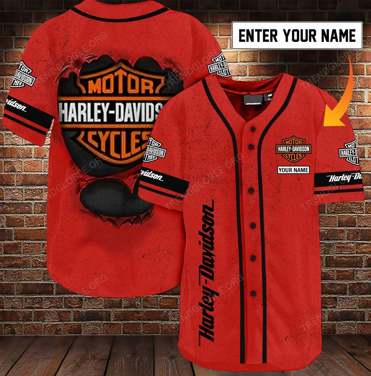 HD Baseball Shirt - CUSTOM NAME D91