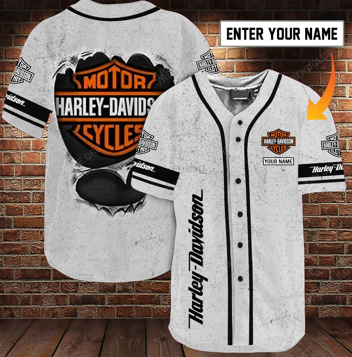 HD Baseball Shirt - CUSTOM NAME D91