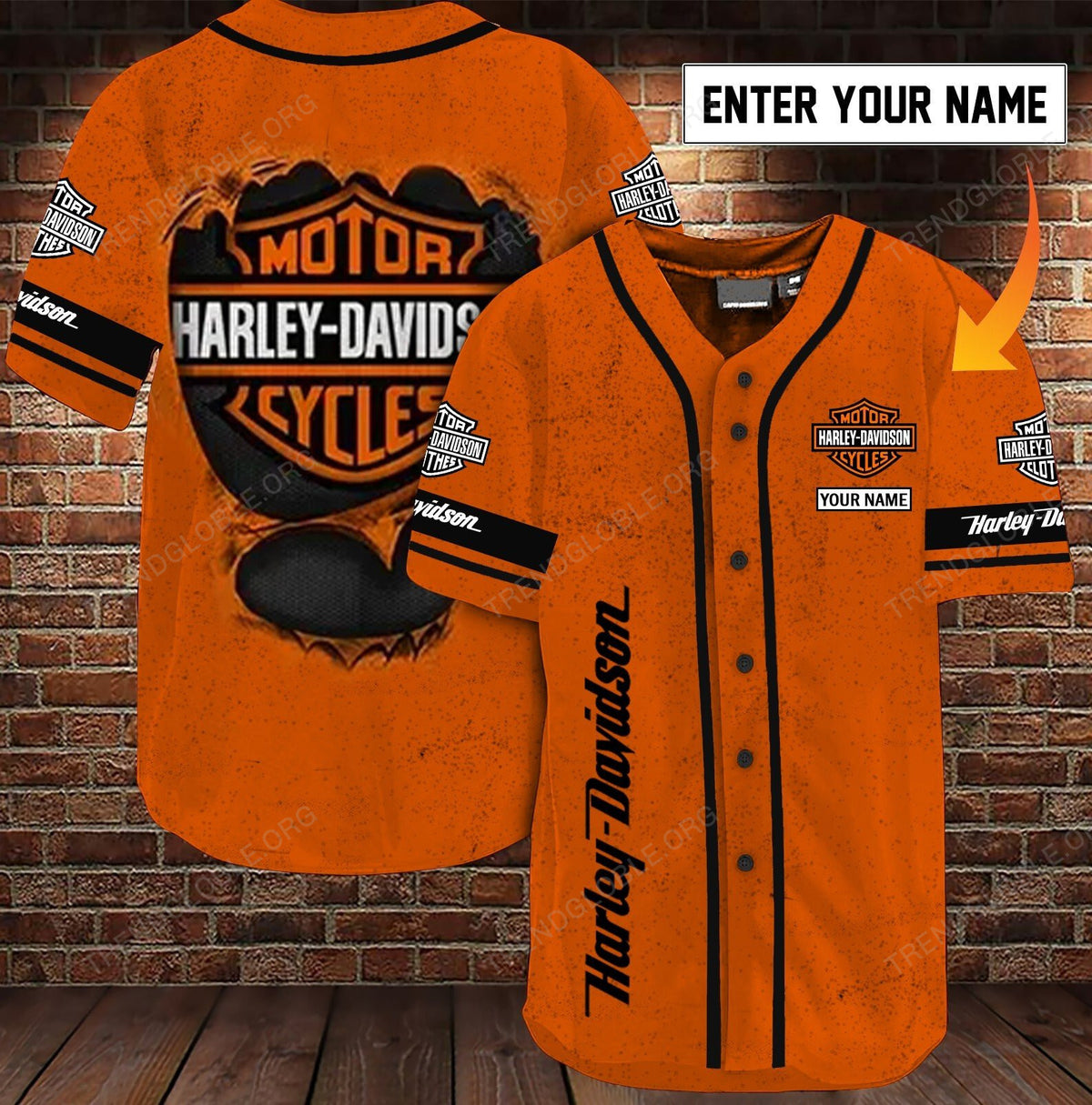 HD Baseball Shirt - CUSTOM NAME D91
