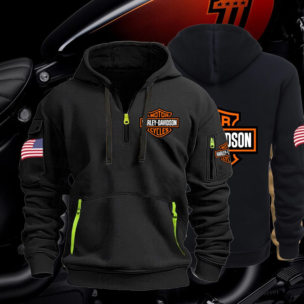 HD Exclusives Edition ! Quarter Zip Unisex Hoodie