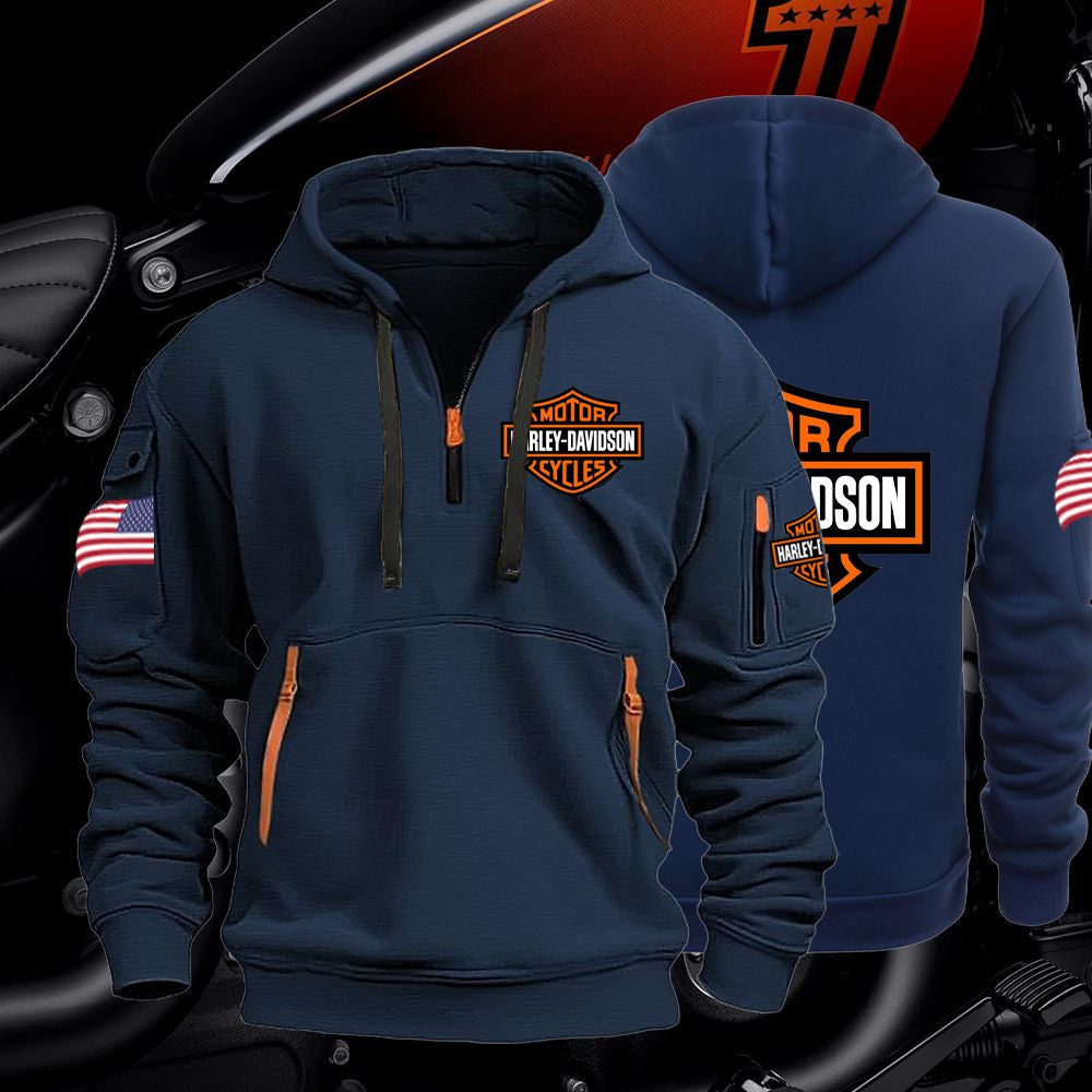HD Exclusives Edition ! Quarter Zip Unisex Hoodie