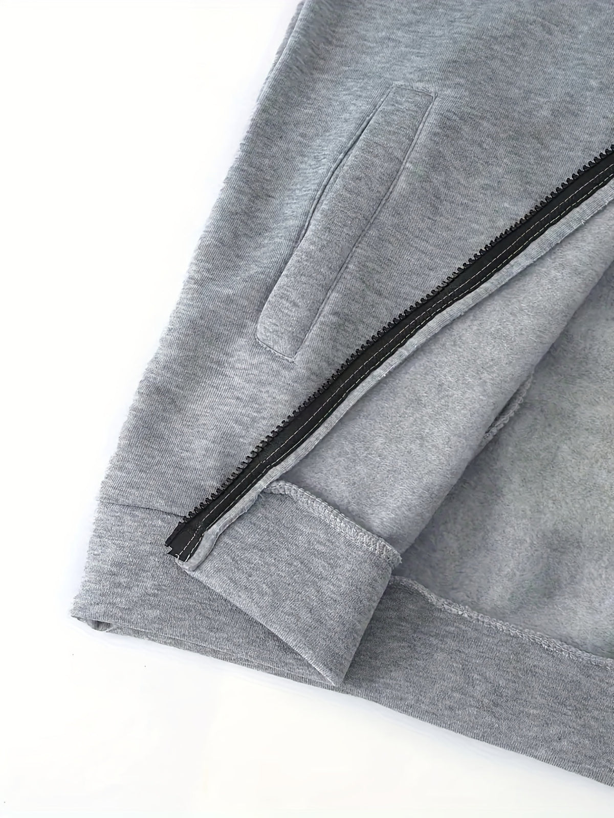 Unisex Cozy Fleece Zipper Hoodie