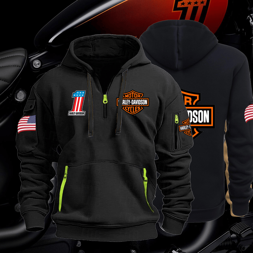 HD New Quarter Zip Unisex Hoodie
