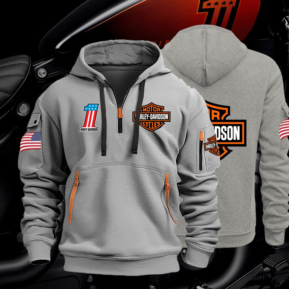 HD New Quarter Zip Unisex Hoodie