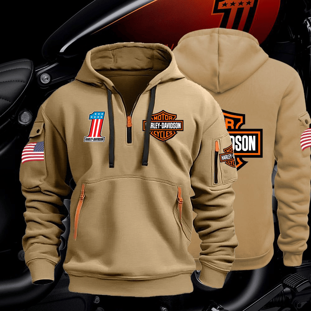 HD Limited Edition ! Quarter Zip Unisex Hoodie