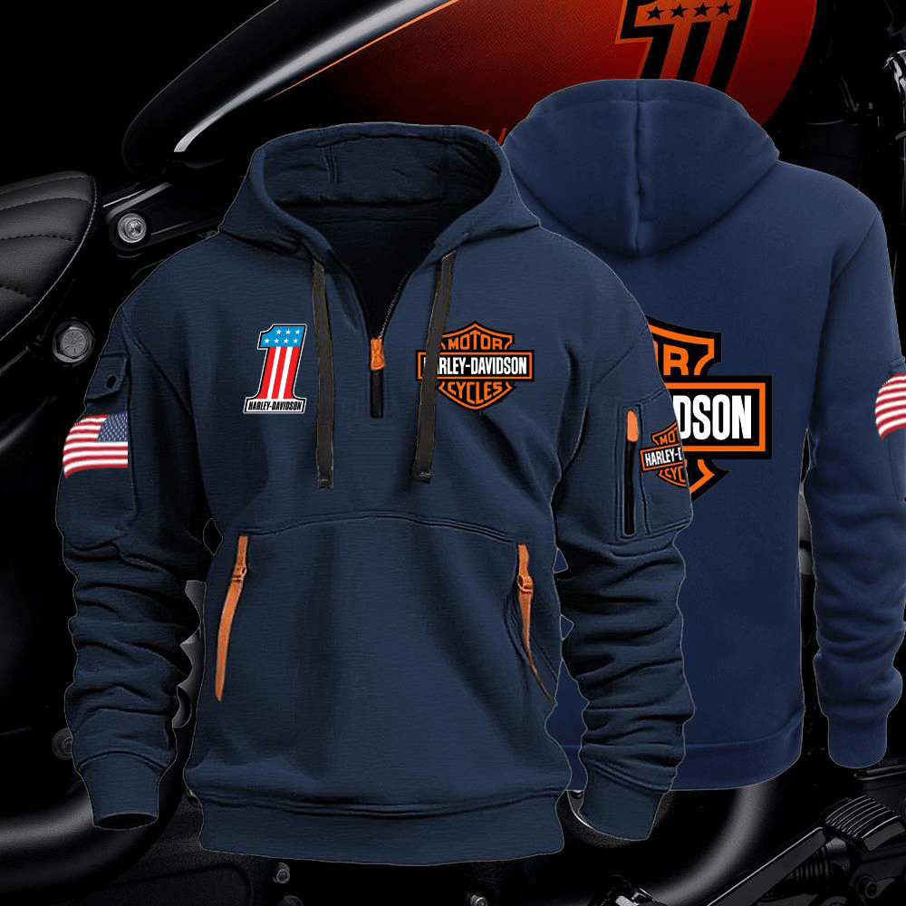 HD Limited Edition ! Quarter Zip Unisex Hoodie