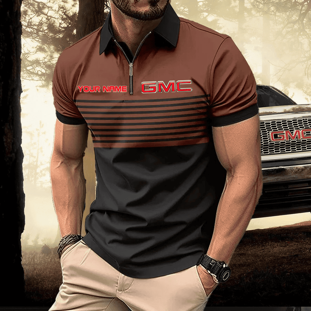 GMC Zipper Polo Shirt