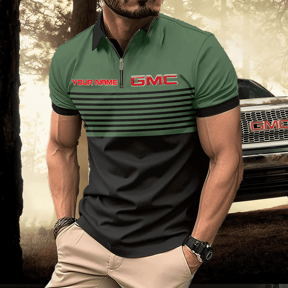 GMC Zipper Polo Shirt