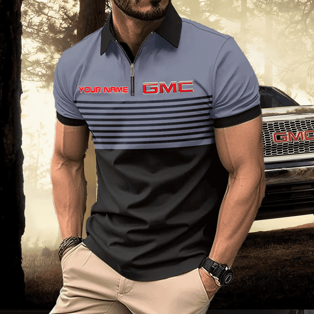 GMC Zipper Polo Shirt