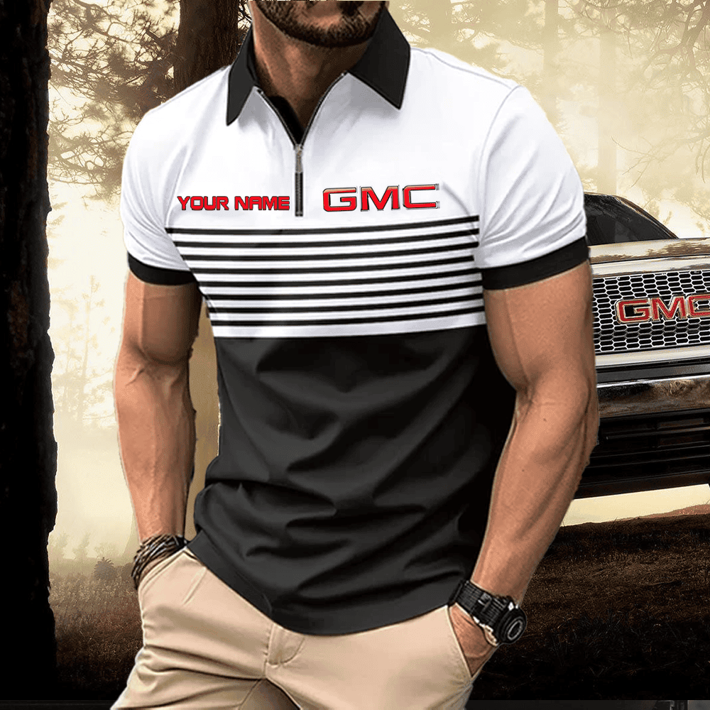 GMC Zipper Polo Shirt