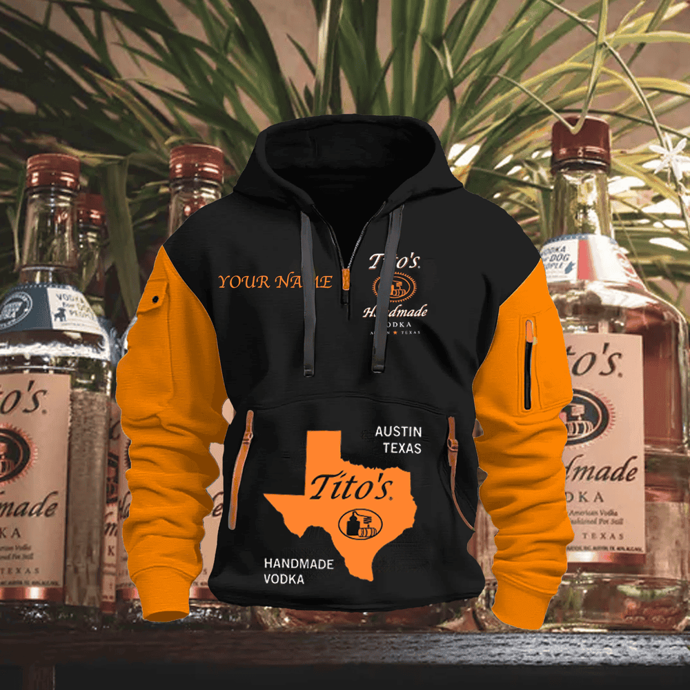 TT FULL PRINT QUATER ZIPPER JACKET
