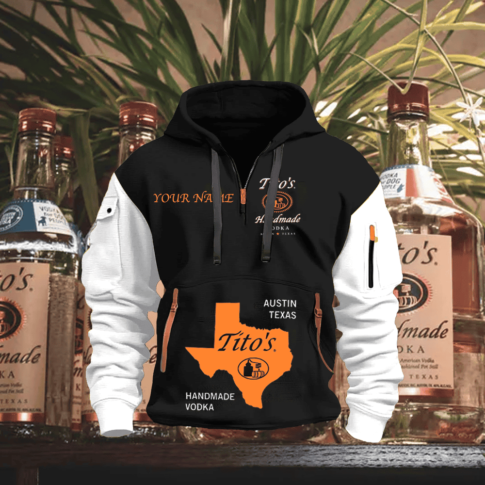 TT FULL PRINT QUATER ZIPPER JACKET
