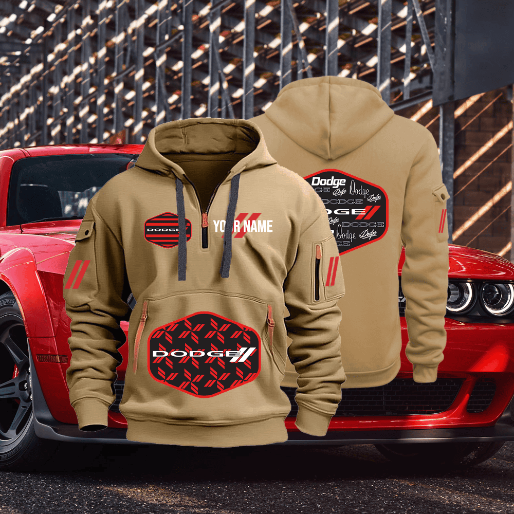 DG 3 Quarter Zip Unisex Hoodie