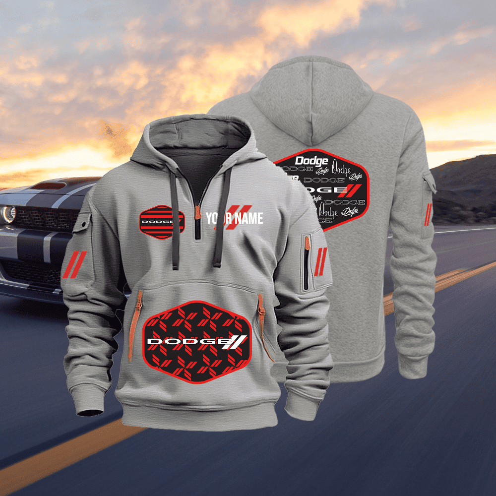 DG 3 Quarter Zip Unisex Hoodie
