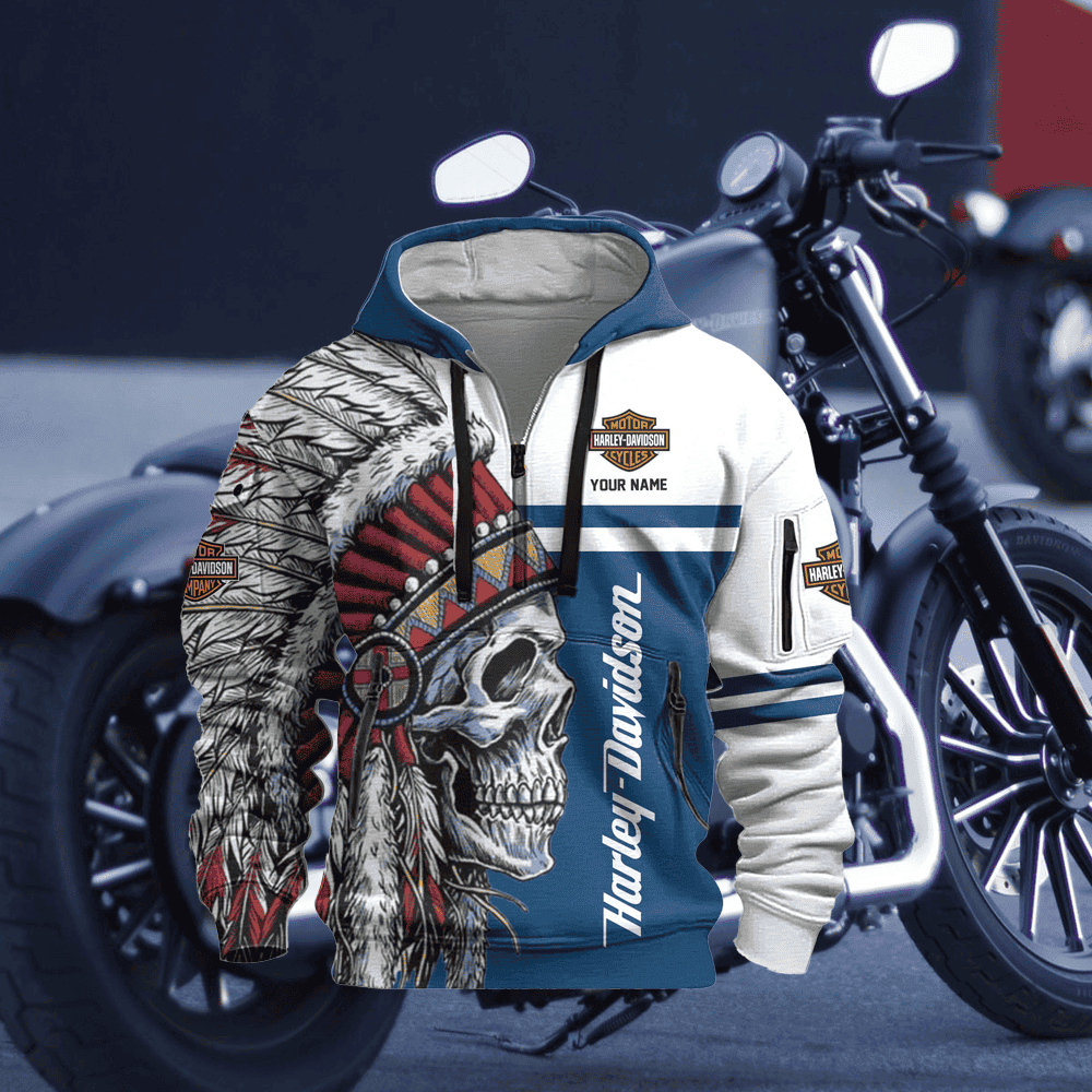 HD Custom Name Quater Zipper Jacket