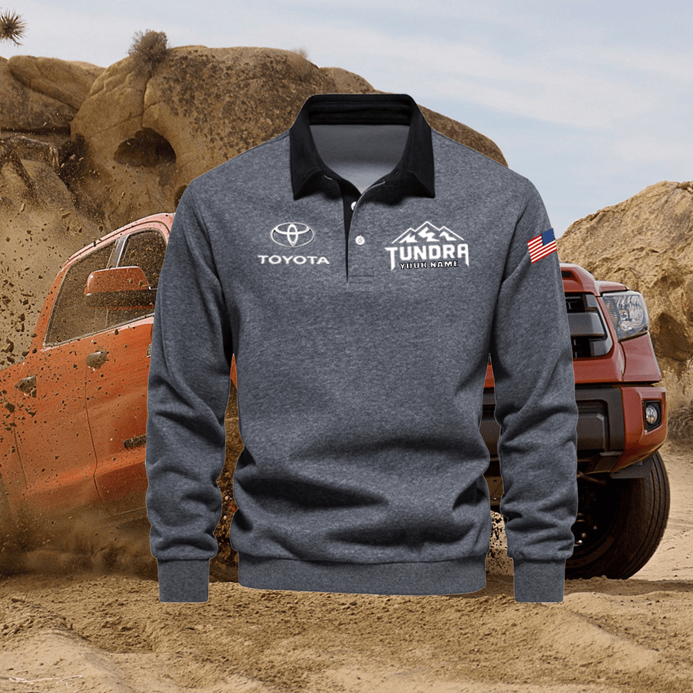 TY TD Long Sleeve Polo Shirt
