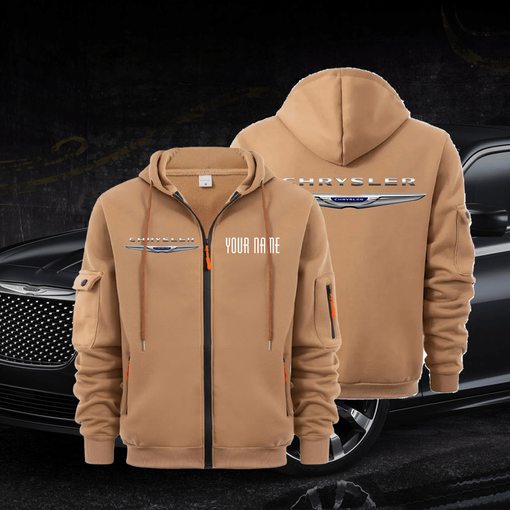 CL Custom Name Unisex Zipper Hoodie
