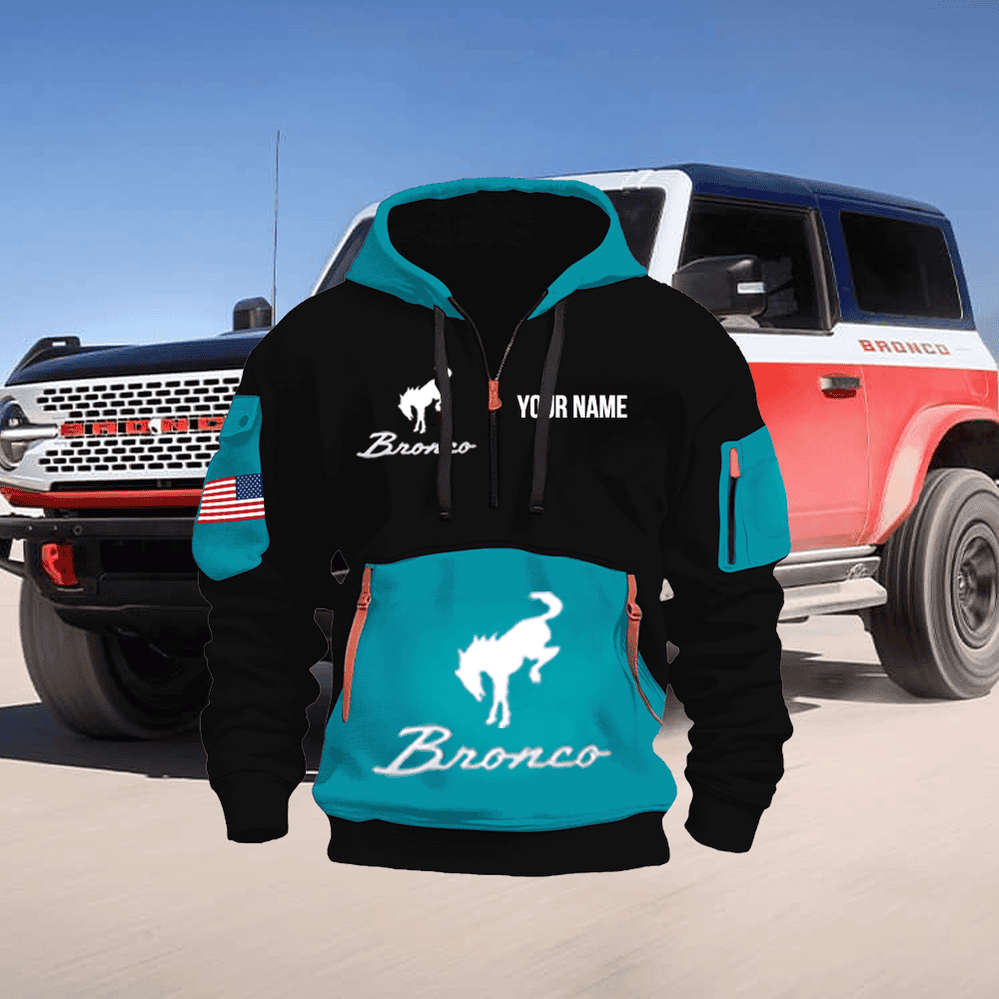 FD BR Custom Name Quarter Zipper Jacket