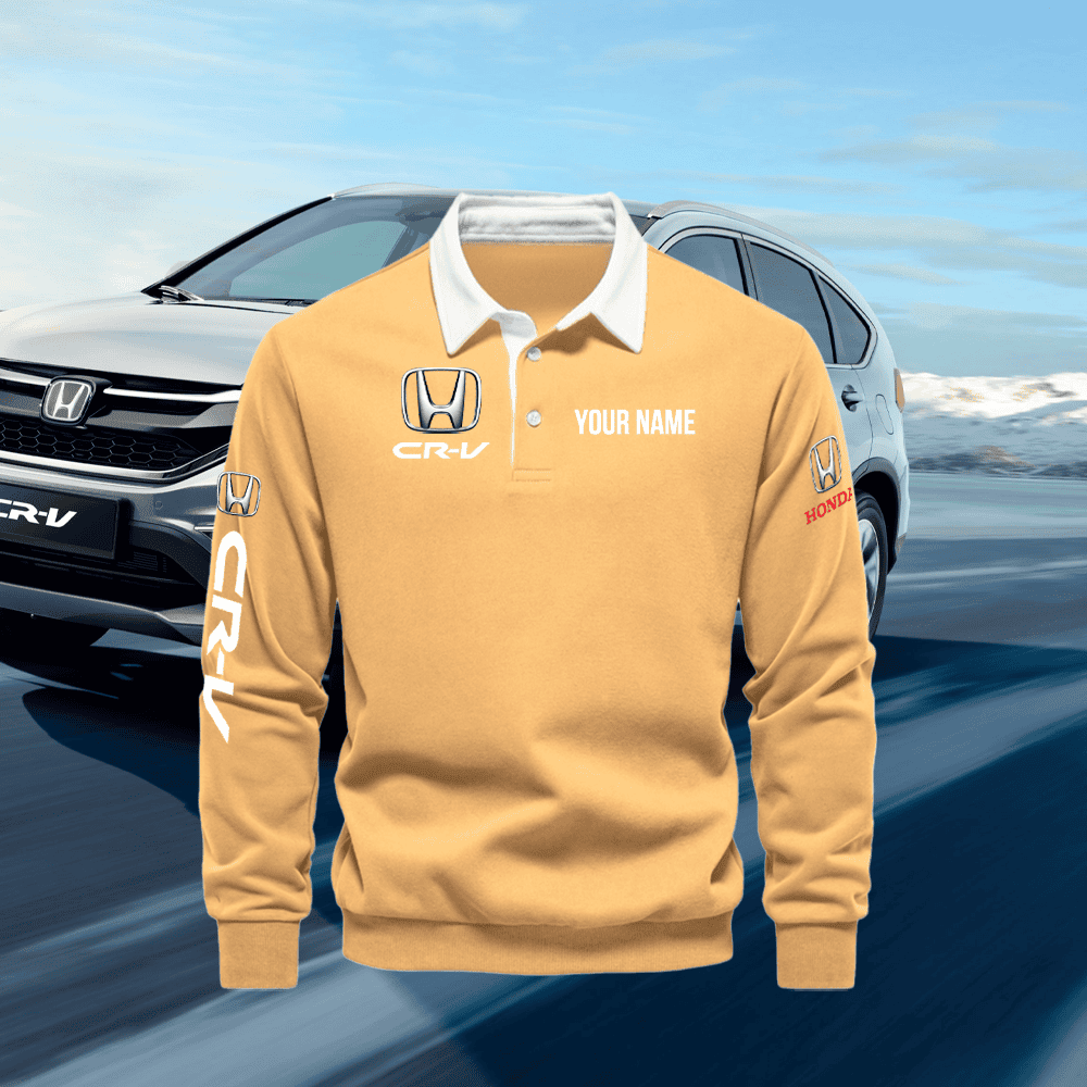 HD CRV Long Sleeve Polo Shirt