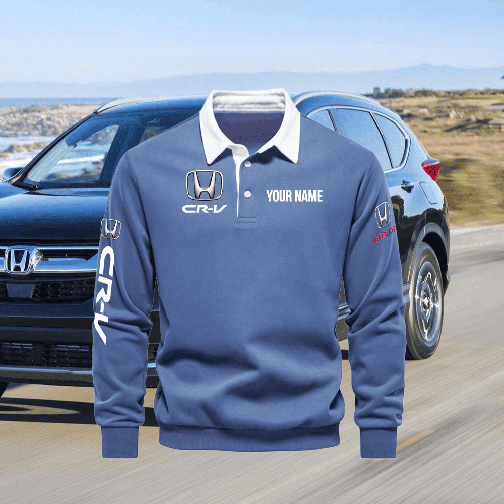 HD CRV Long Sleeve Polo Shirt