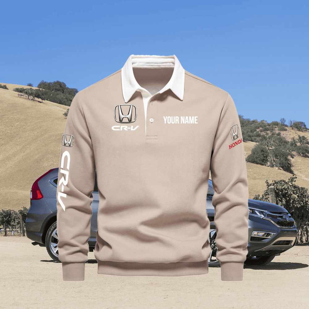 HD CRV Long Sleeve Polo Shirt