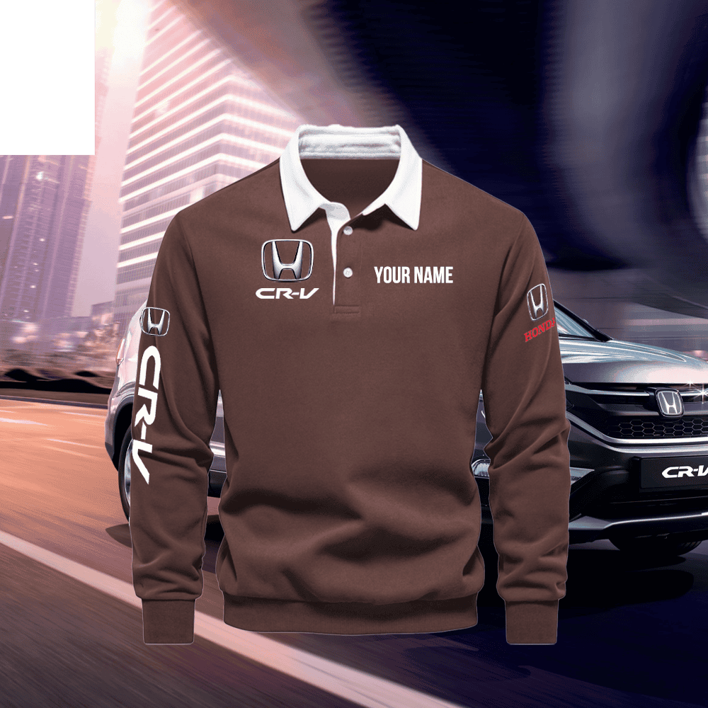 HD CRV Long Sleeve Polo Shirt