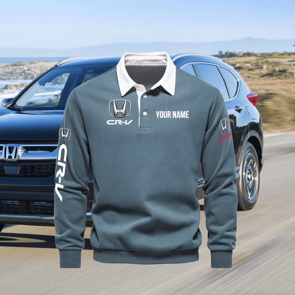HD CRV Long Sleeve Polo Shirt