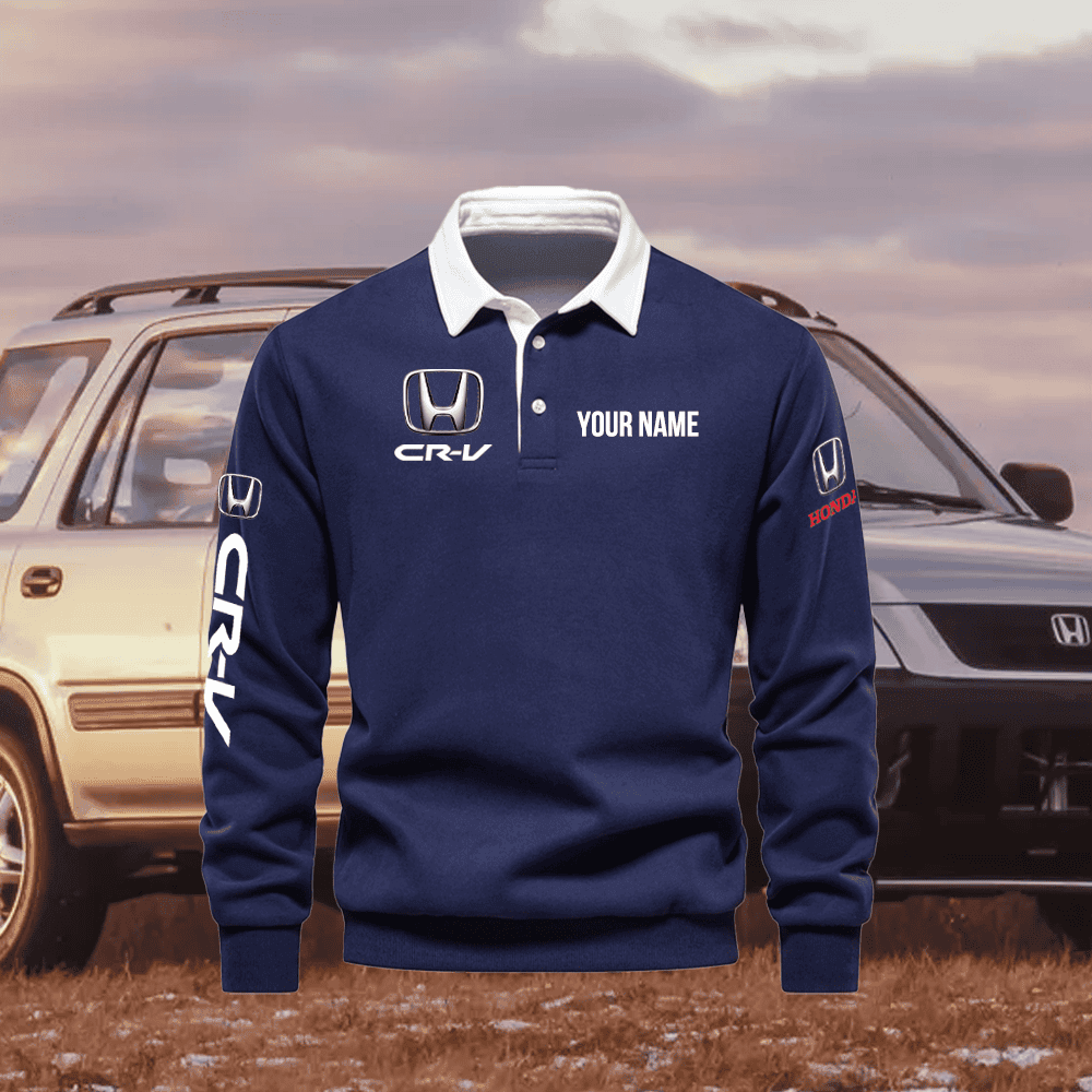 HD CRV Long Sleeve Polo Shirt