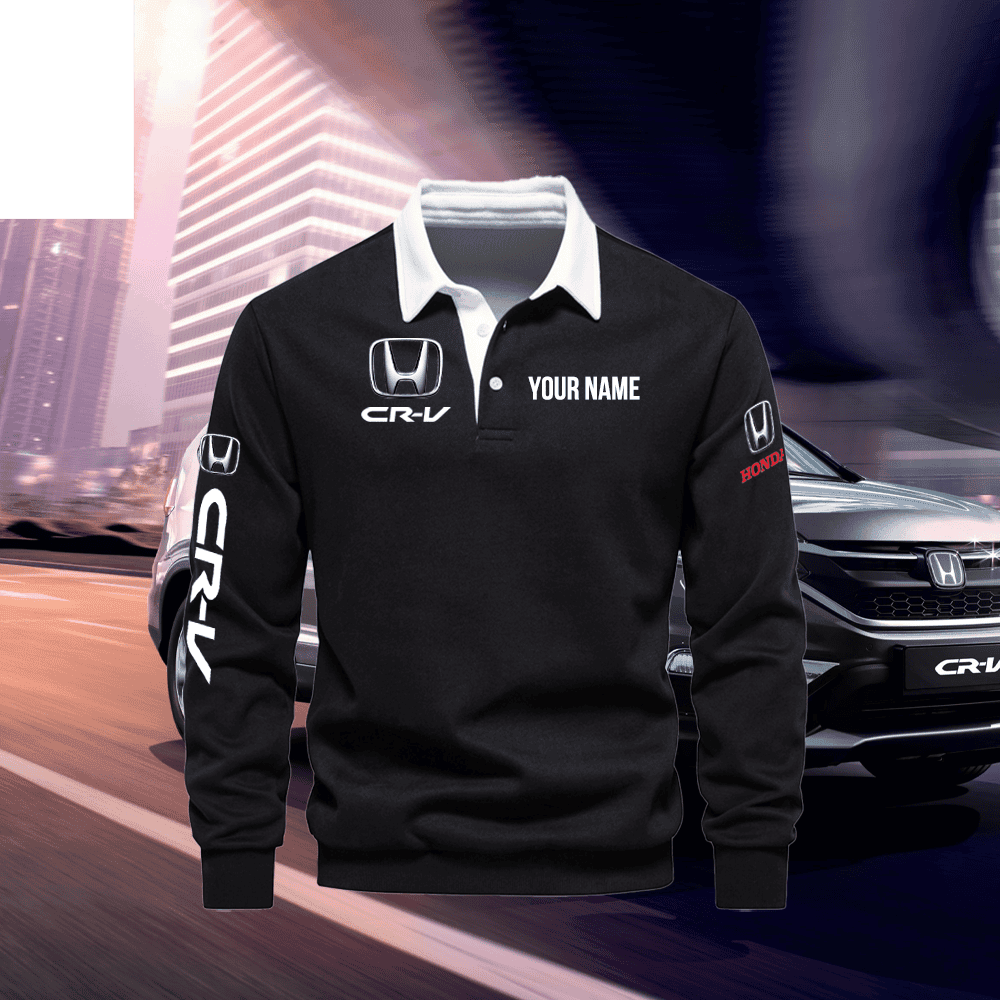 HD CRV Long Sleeve Polo Shirt