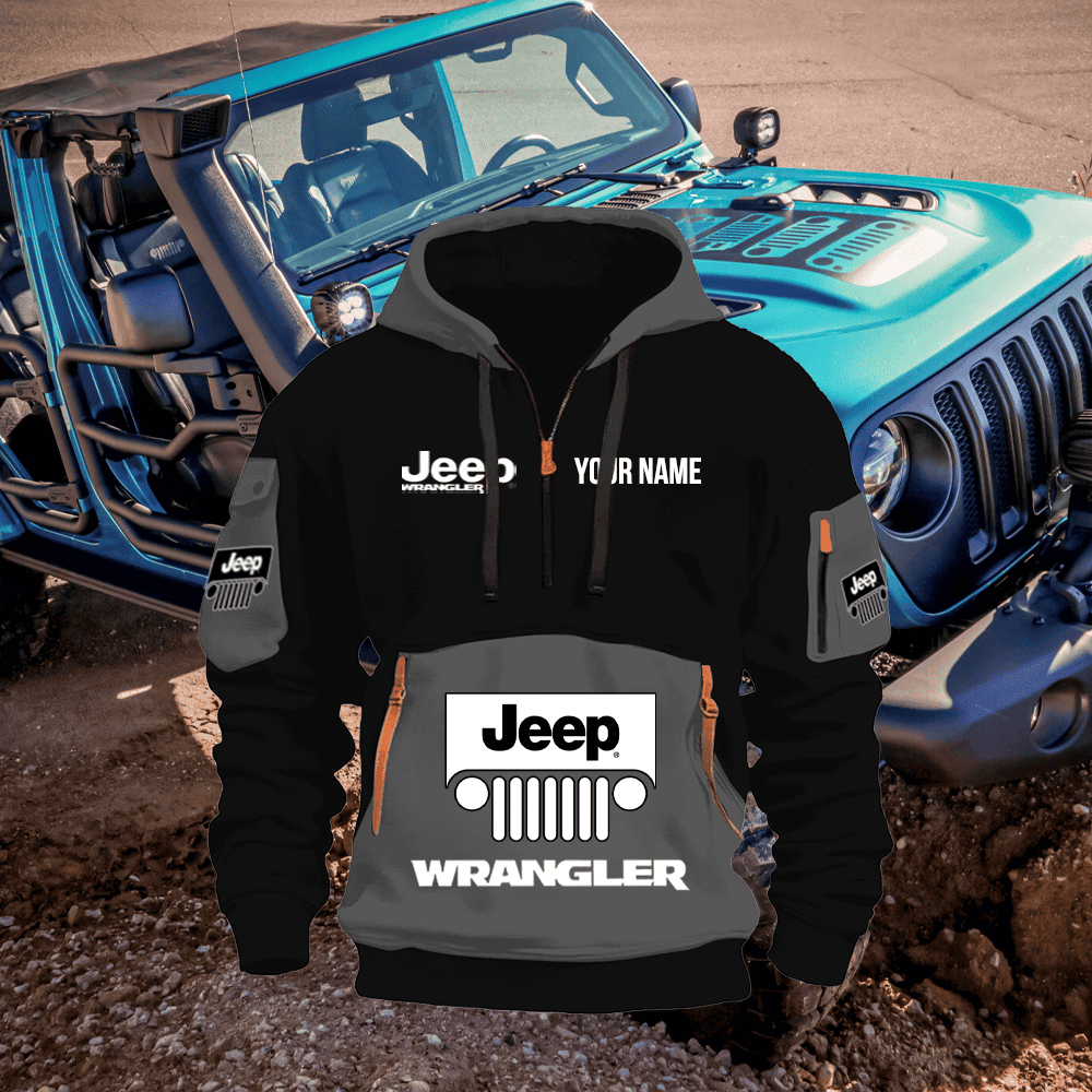 JP WL 1 Custom Name Quarter Zipper Jacket