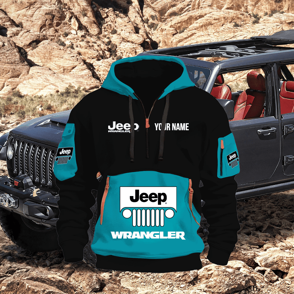 JP WL 1 Custom Name Quarter Zipper Jacket