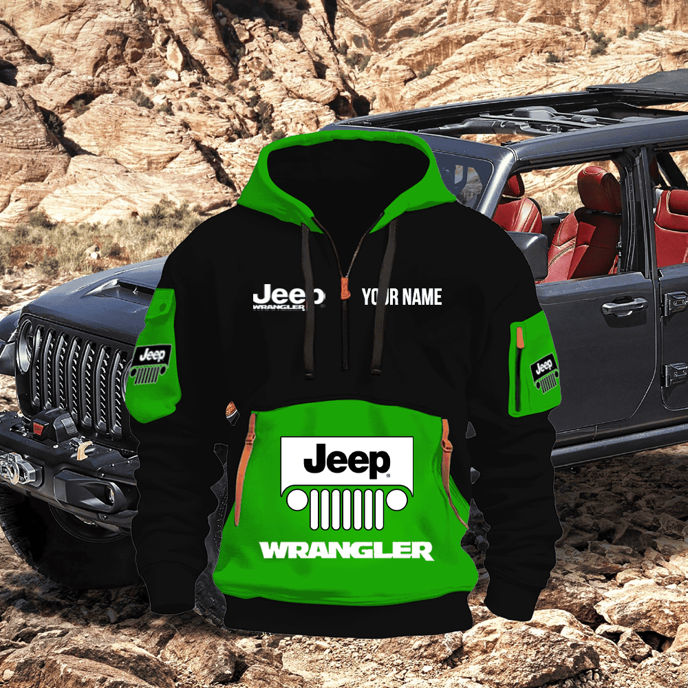 JP WL 1 Custom Name Quarter Zipper Jacket