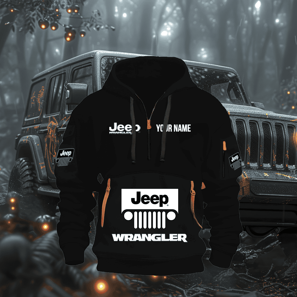 JP WL 1 Custom Name Quarter Zipper Jacket