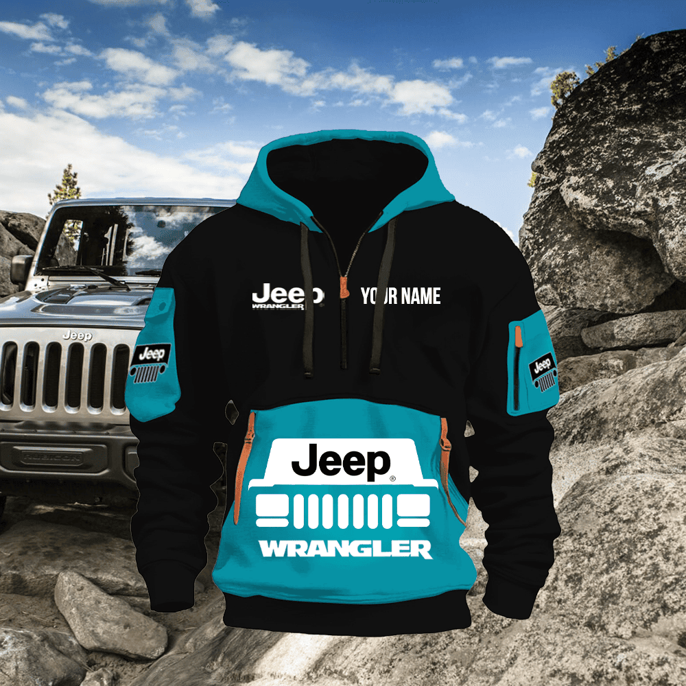 JP WL 2 Custom Name Quarter Zipper Jacket
