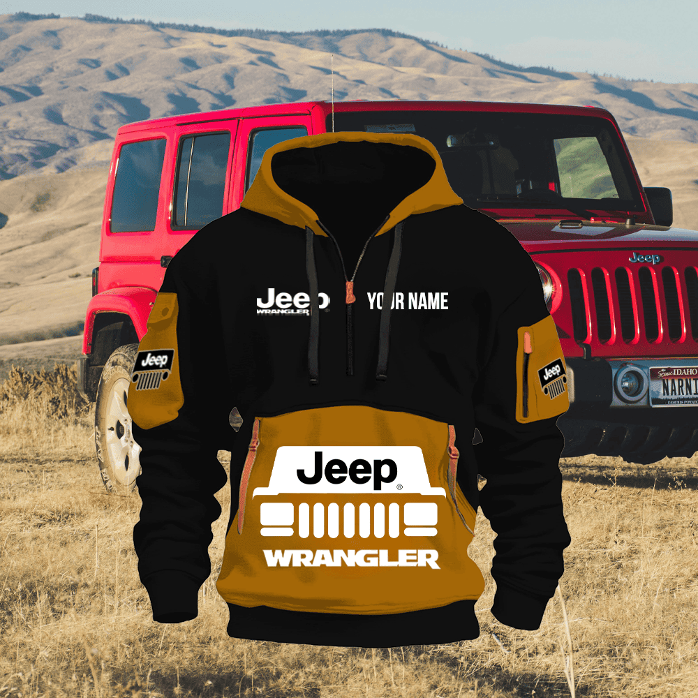 JP WL 2 Custom Name Quarter Zipper Jacket