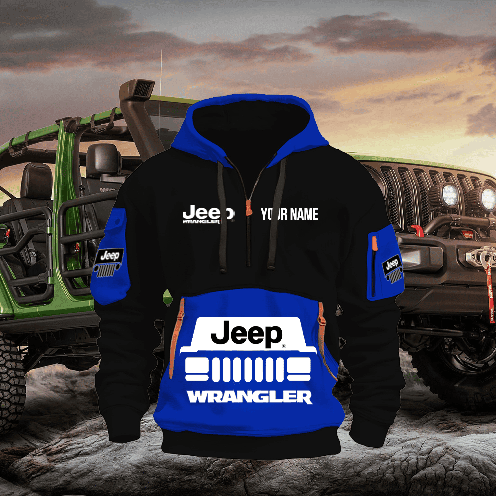 JP WL 2 Custom Name Quarter Zipper Jacket