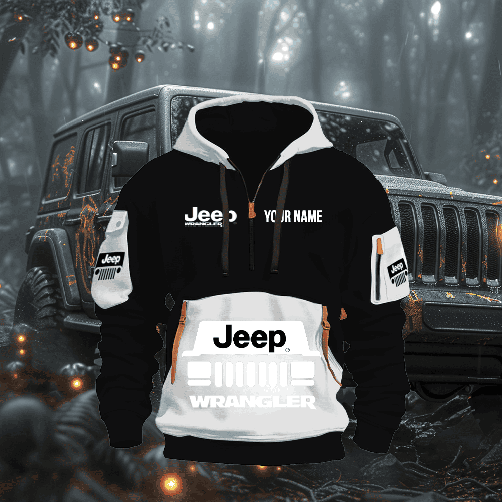 JP WL 2 Custom Name Quarter Zipper Jacket