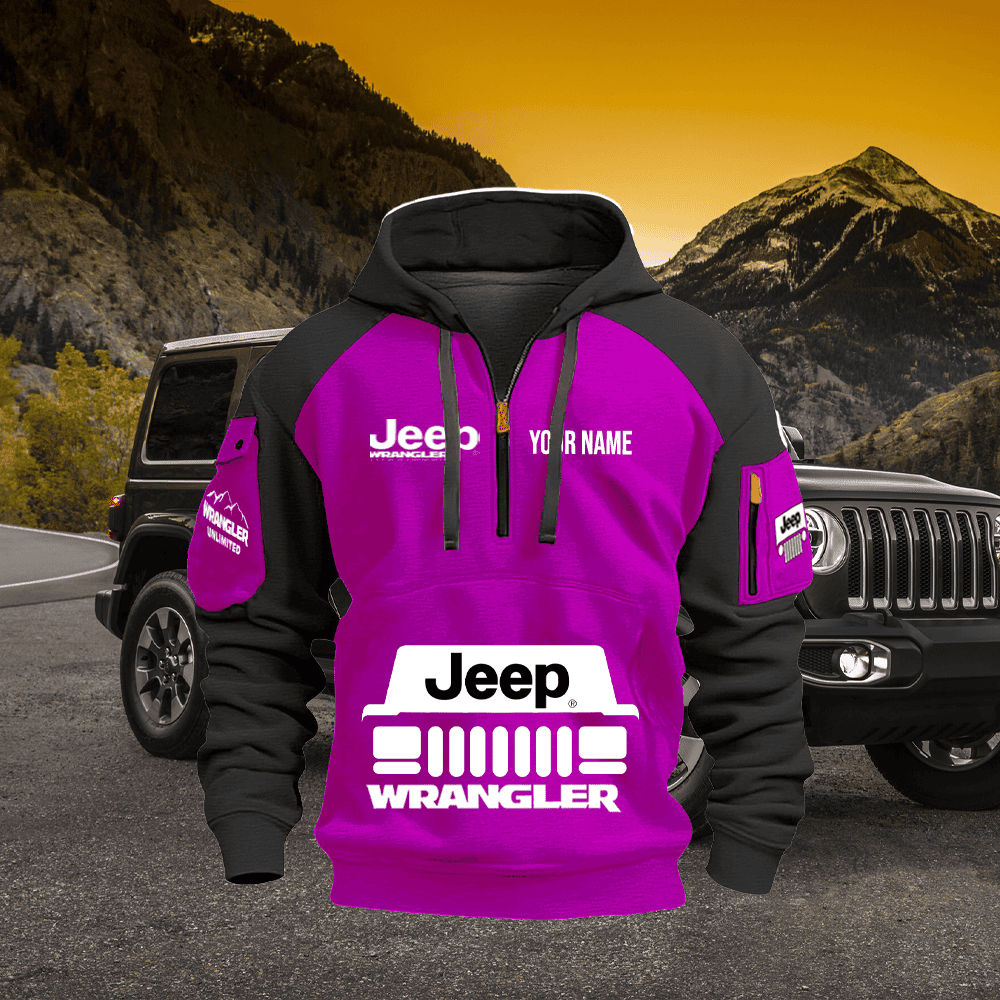 JP WL 4 Custom Name Quarter Zipper Jacket